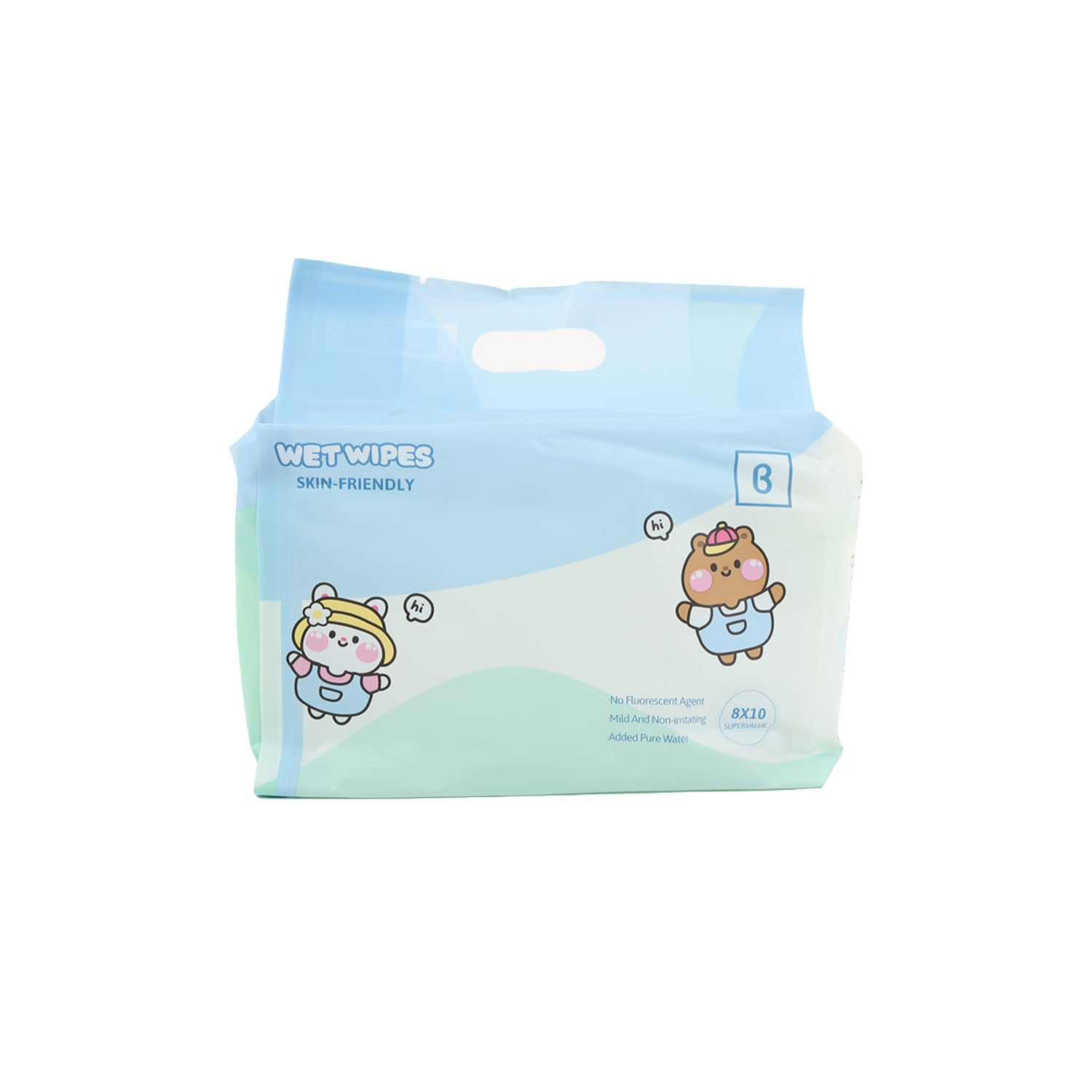 Wet wipes Size:14*14.5cm 8pcs/bag