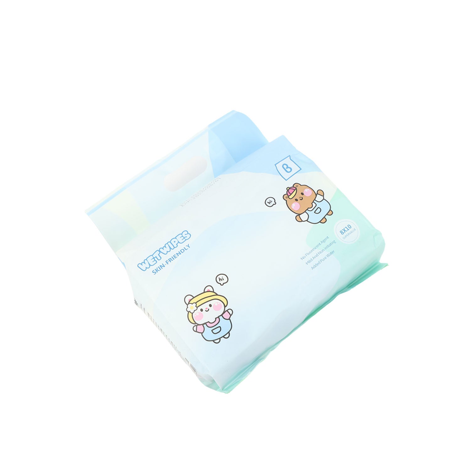 Wet wipes Size:14*14.5cm 8pcs/bag