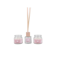 Aromatherapy50ml reed diffuser+2x60g scentedcandle