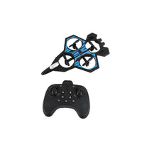 Four-propeller foam remote control aircraft with handheld controller