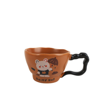 Creative ceramic cup,size:9*11cm/410ml