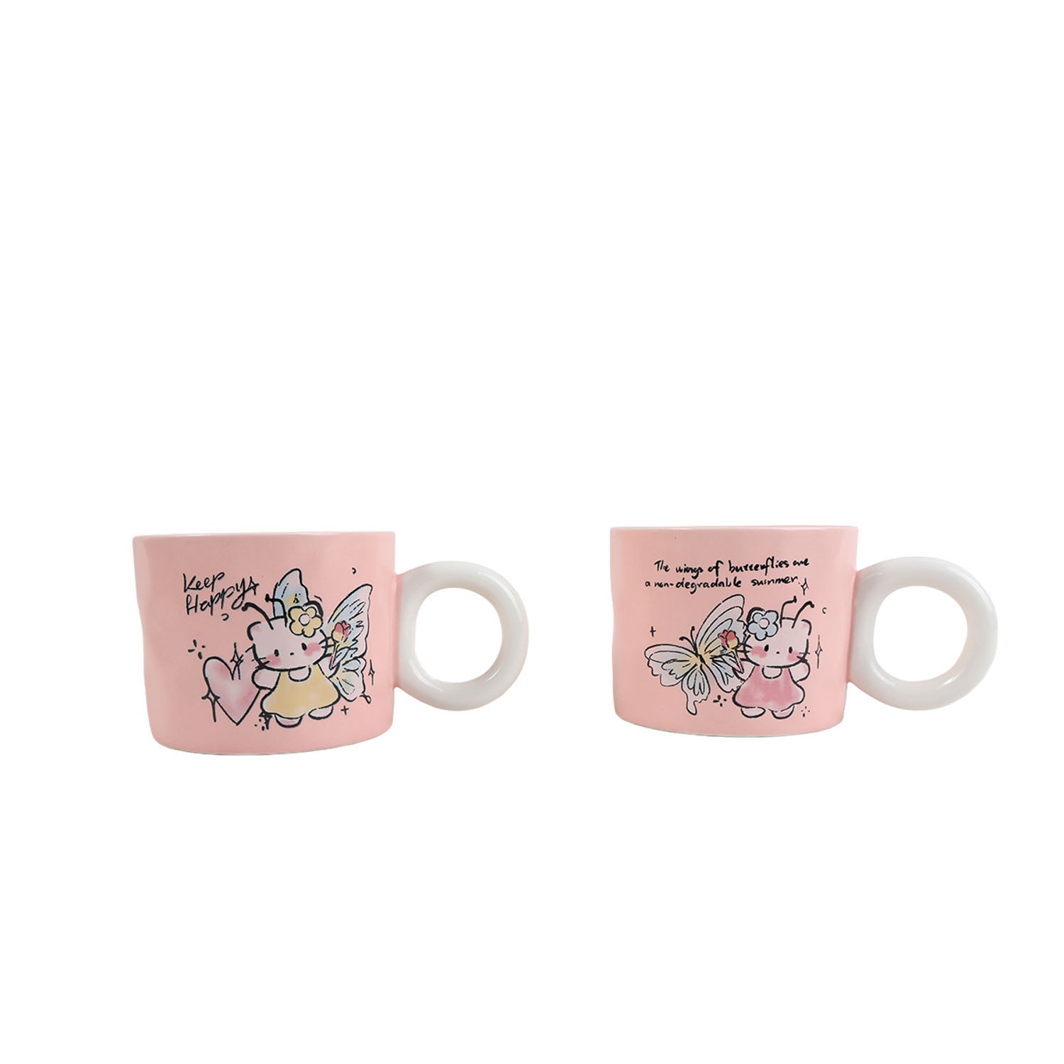 Creative ceramic cup,size:8.2*10cm/420ml