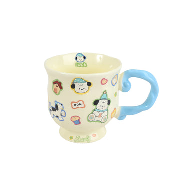 Creative ceramic cup,size:9.5*9.5cm/360ml