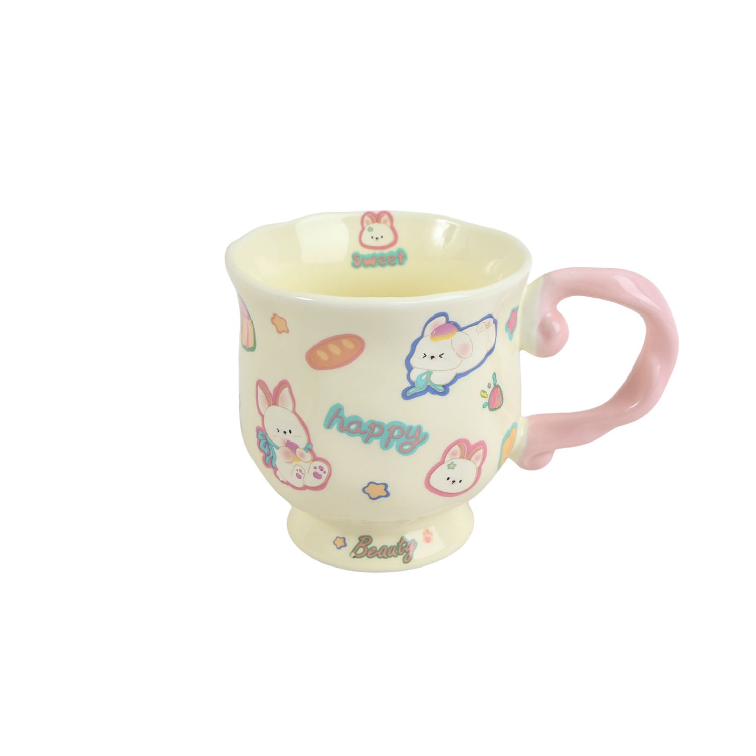 Creative ceramic cup,size:9.5*9.5cm/360ml