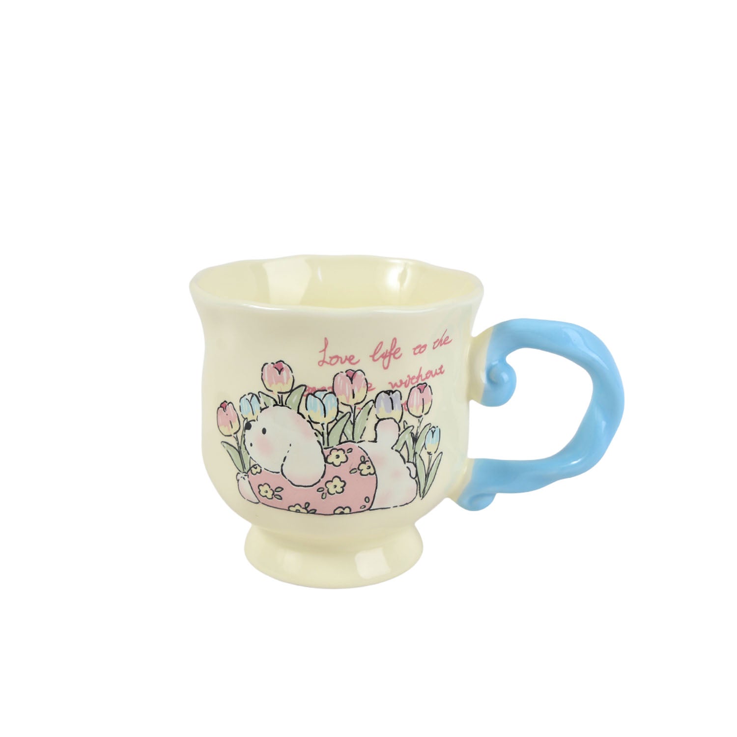 Creative ceramic cup,size:10.8*8.5cm/370ml