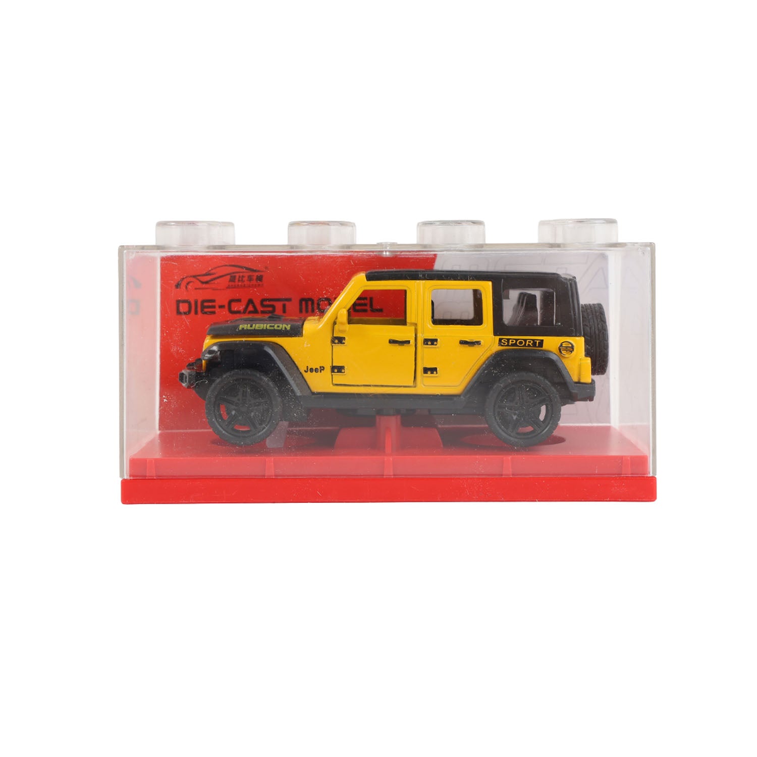 1:36 Acrylic 4-door Pull-back Alloy Car Model