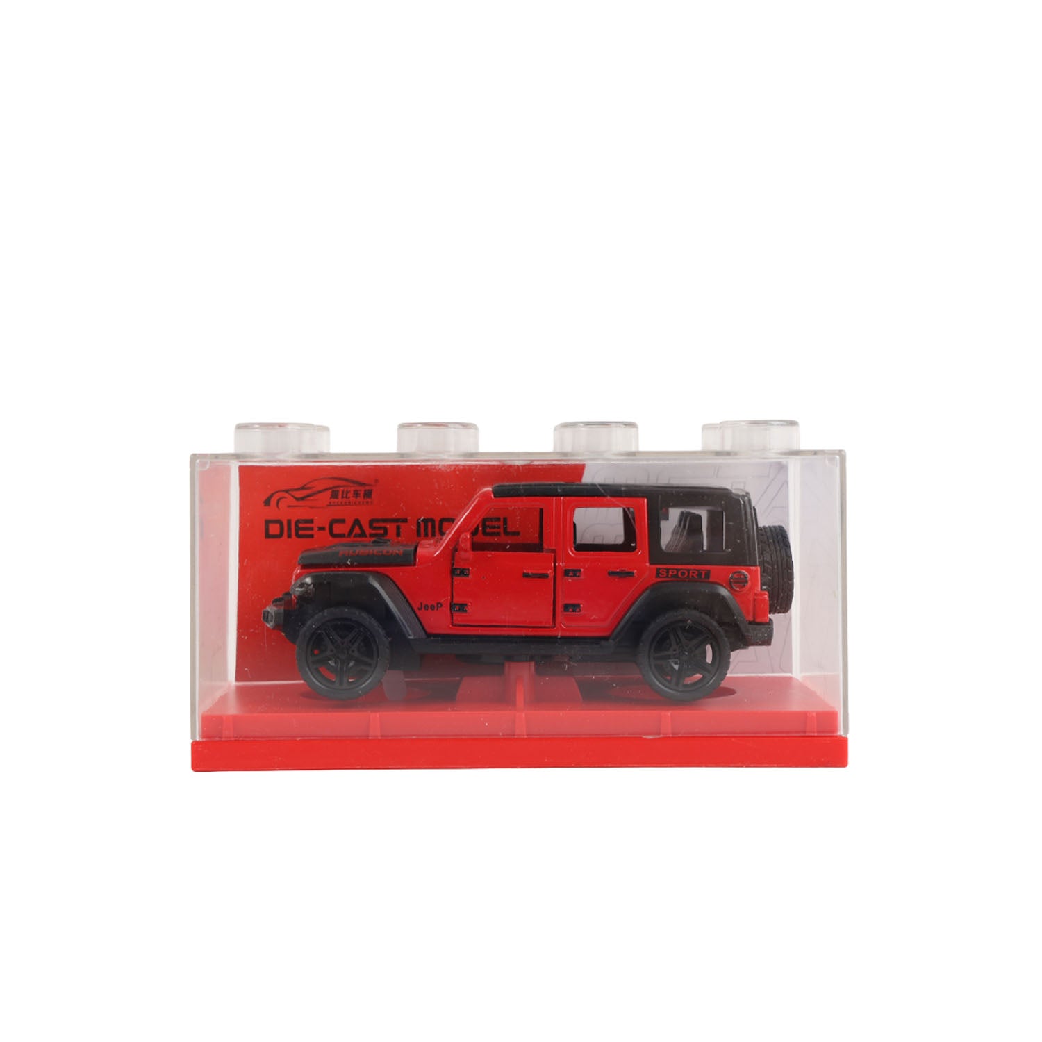 1:36 Acrylic 4-door Pull-back Alloy Car Model