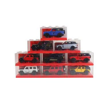1:36 Acrylic 4-door Pull-back Alloy Car Model