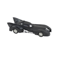 1:32 Batman pull-back alloy toy car, black bat wing body and silver details