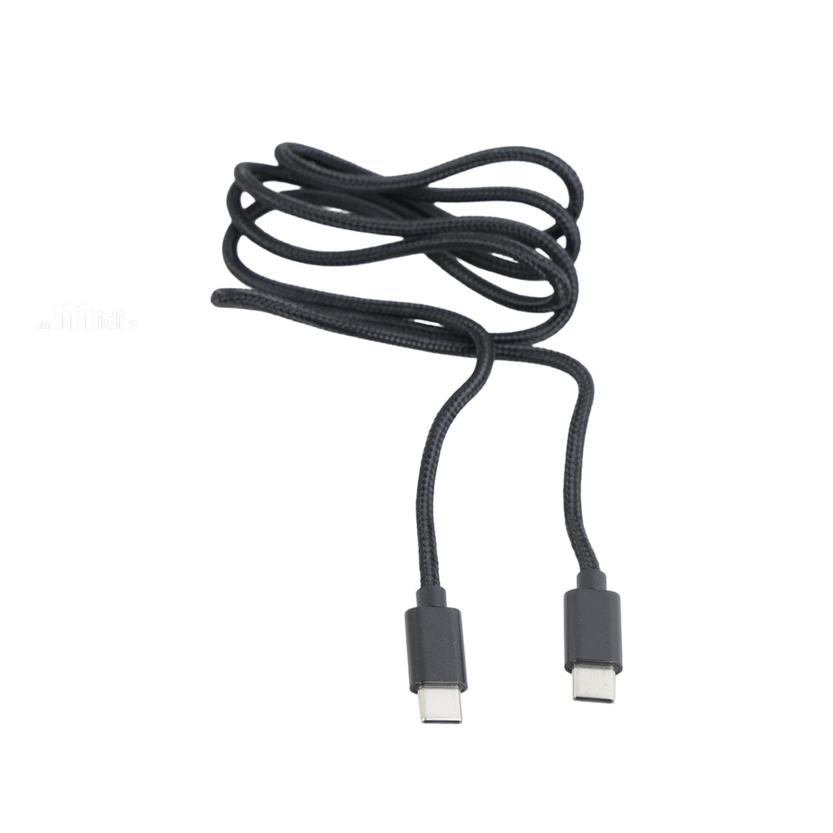 3 ft USB-C to USB-C cable with black housing connectors and attached cable