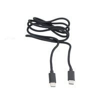 3 ft USB-C to USB-C cable with black housing connectors and attached cable