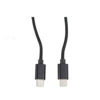 USB-C to USB-C cable showing two Type-C ends and black connectors
