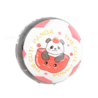 10cm bouncy ball with Panda the Cutie print, red and white