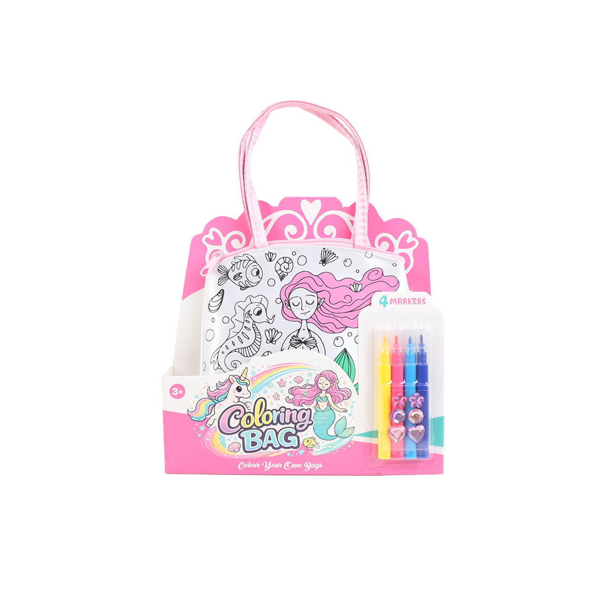 Colour-Your-Own Mini Tote Bag