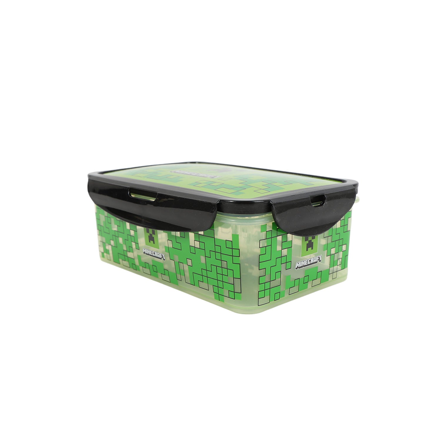 RECTANGULAR FOOD CONTAINER 1190 ML MINECRAFT