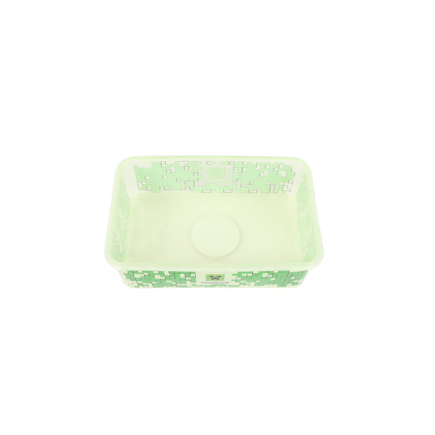 RECTANGULAR FOOD CONTAINER 1190 ML MINECRAFT