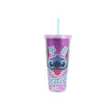 1- Disney Stitch Straw Tumbler - 685ml