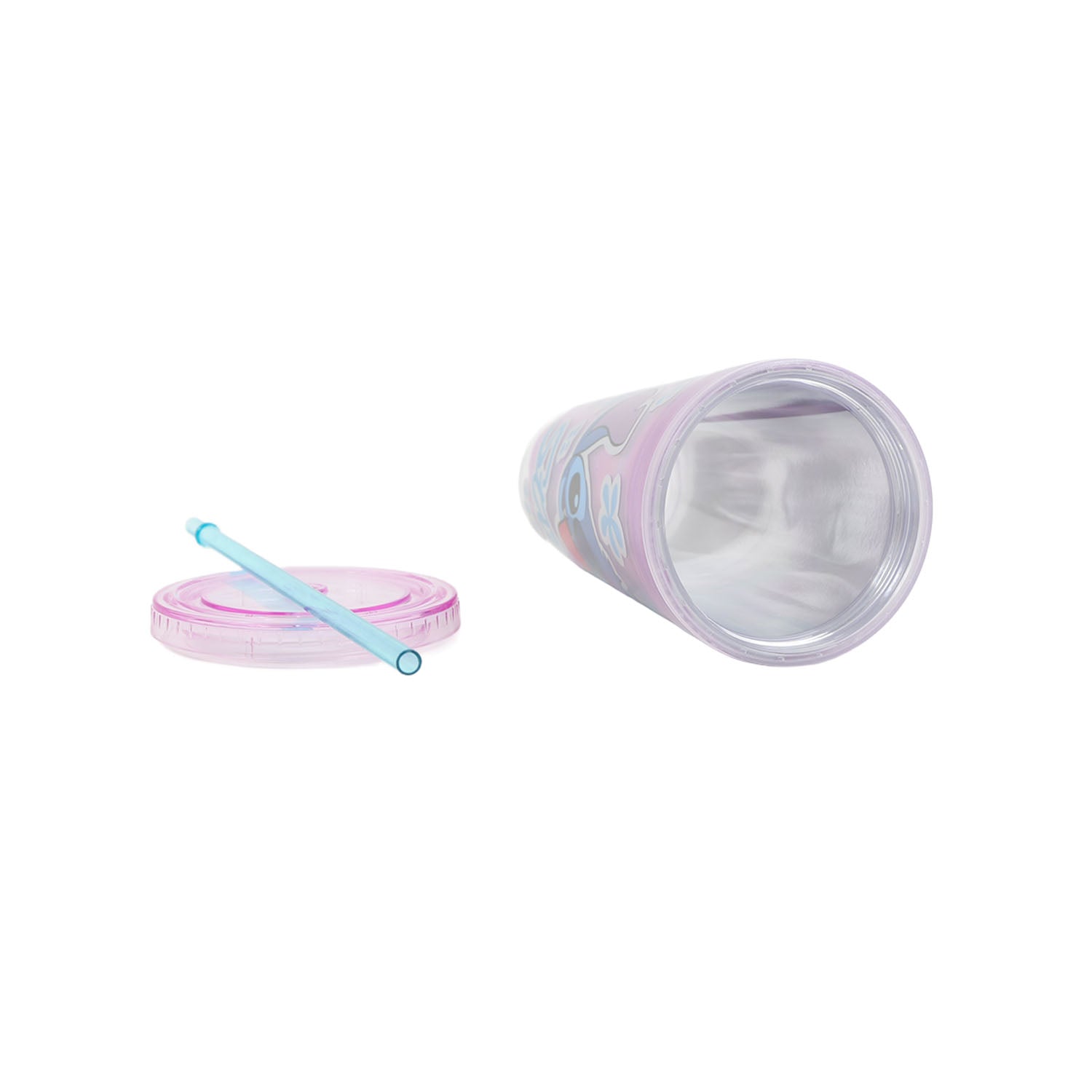 2- Disney Stitch Straw Tumbler - 685ml