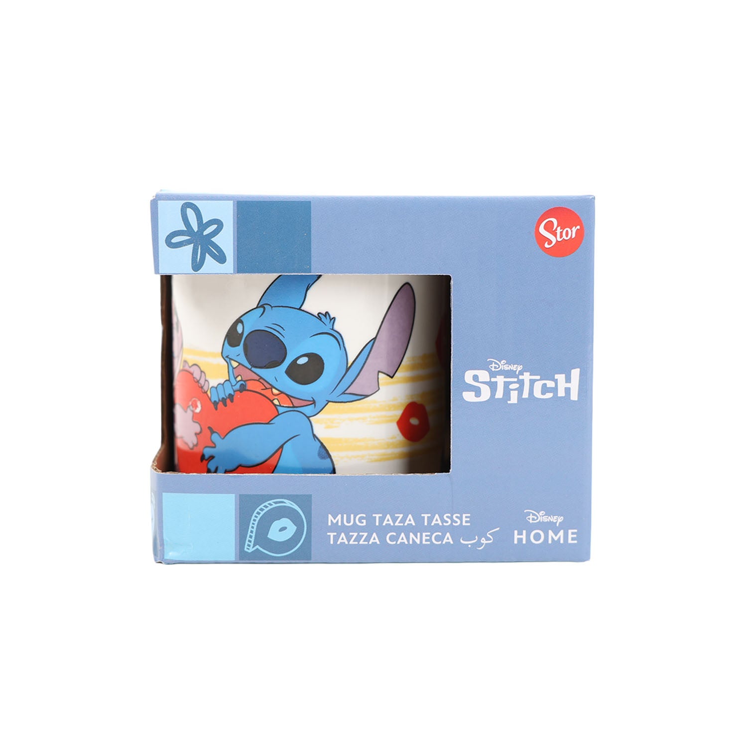 STOR CERAMIC KIDS MUG 8 OZ IN GIFT BOX-STITCH