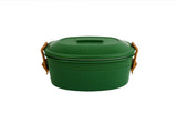 900ml double layer oval lunch box/Mixed - MIDI