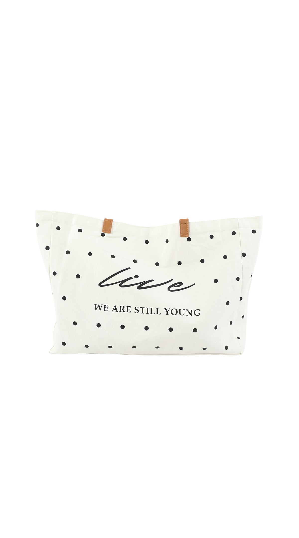 Canvas shoulder bag/WHT