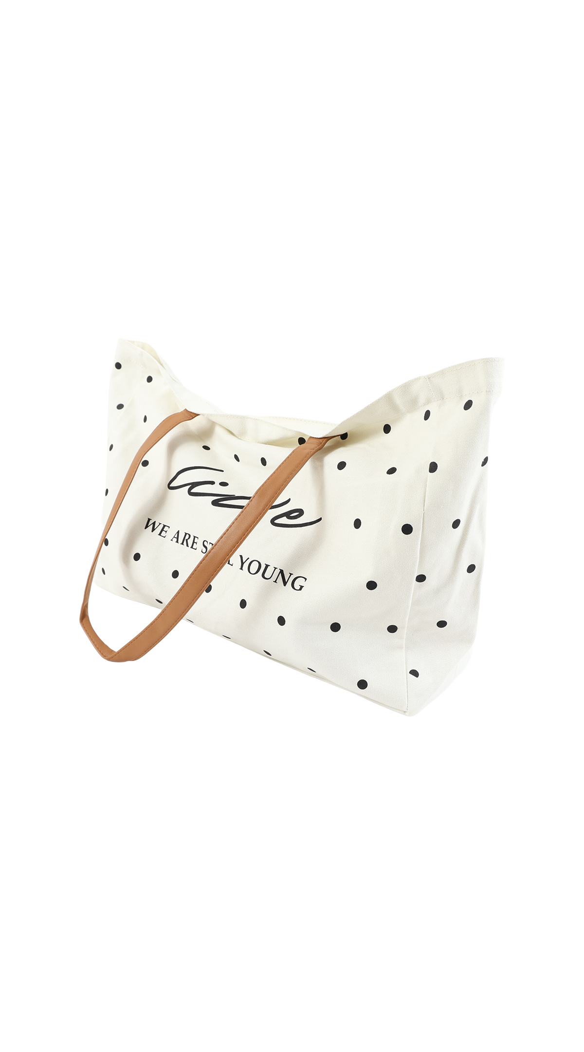 Canvas shoulder bag/WHT