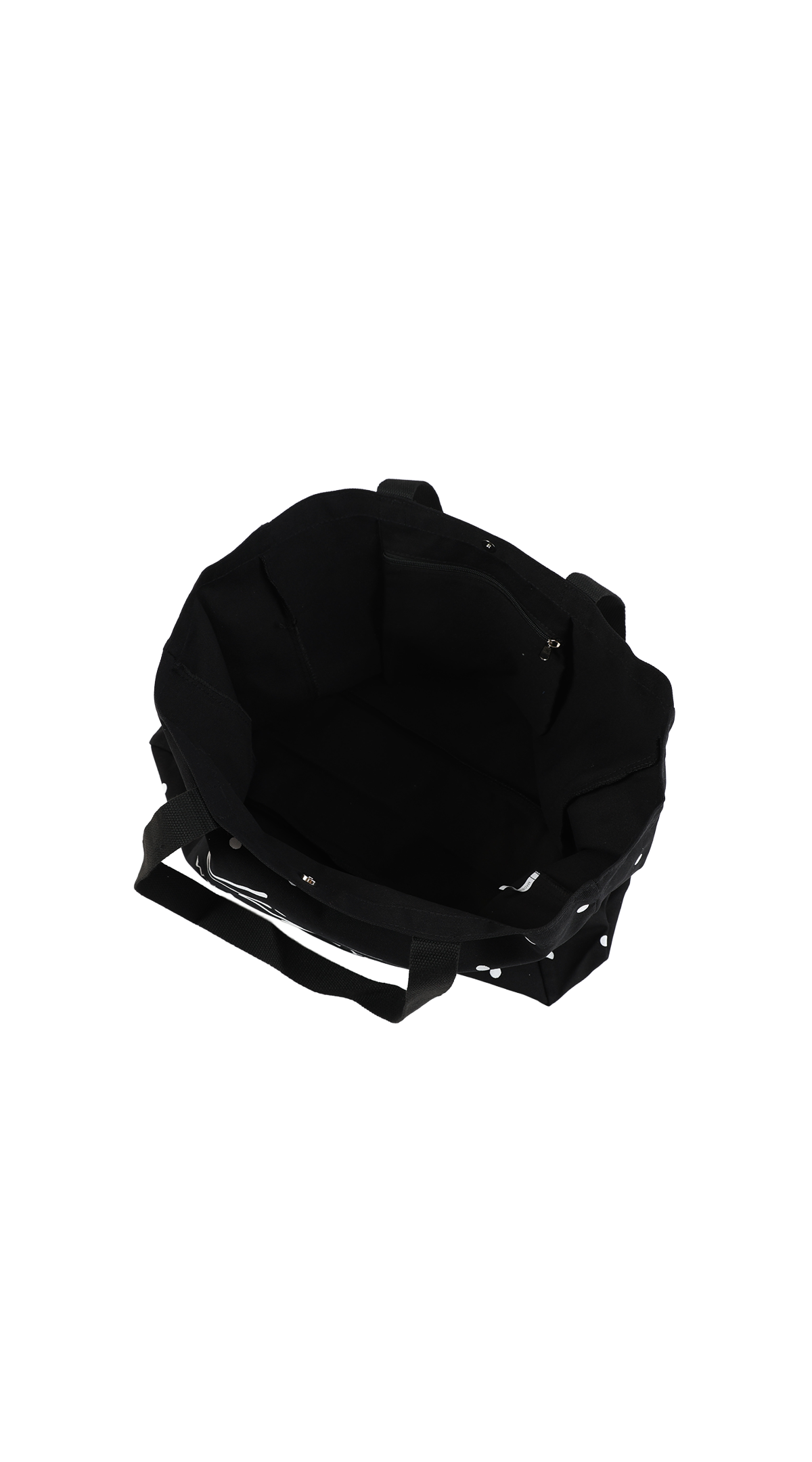 Canvas shoulder bag/BLK