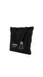 canvas shoulder bag BLACK