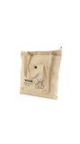 canvas shoulder bag BEIGE