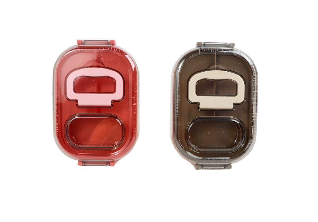 950ml color stand with sauce box lunch box/Mixed - MIDI
