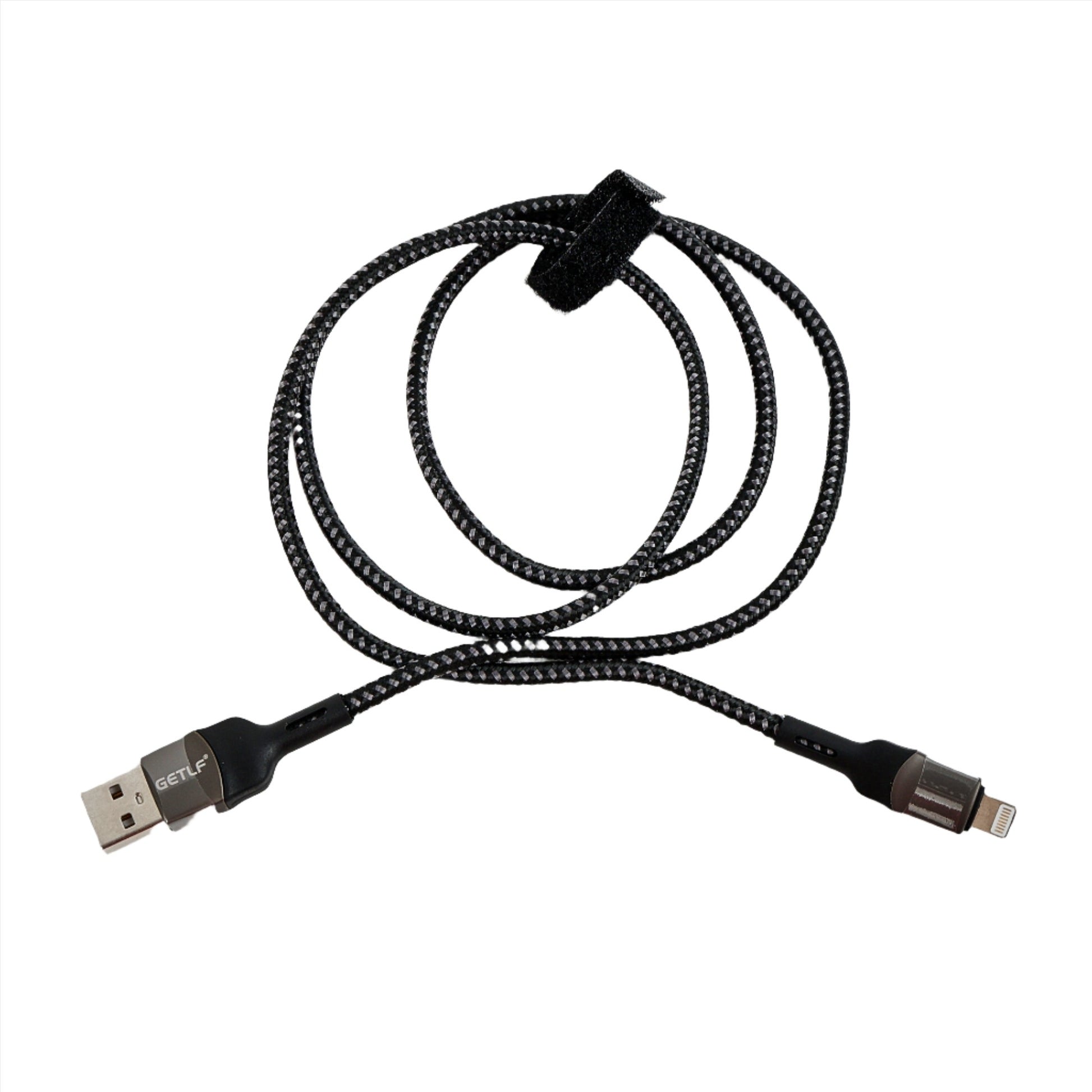 كابل جيتلف USB A إلى لايتنينج - أسود 