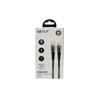 كابل شحن USB C إلى Lightning - أسود GTC040
