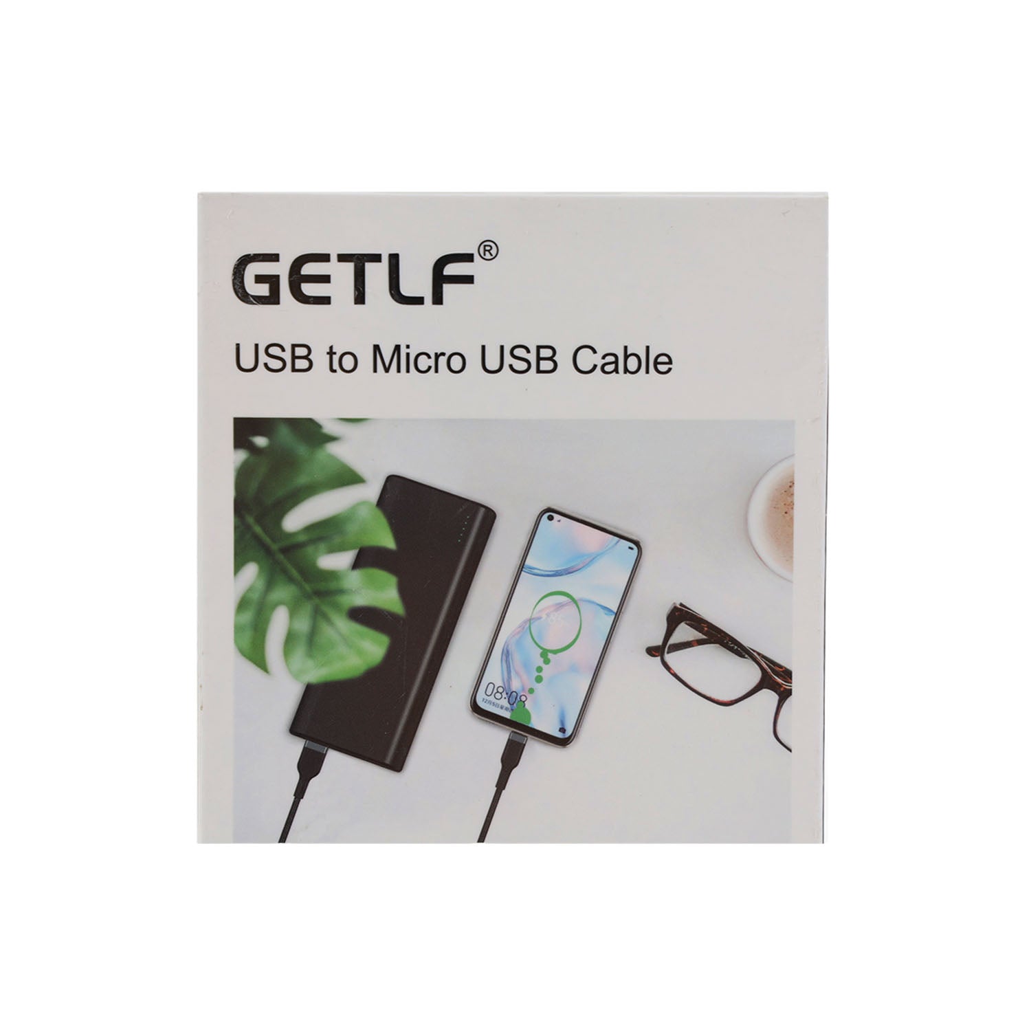 جيتلف GEC030 كابل USB-A إلى كابل مايكرو 1.5 متر - أسود