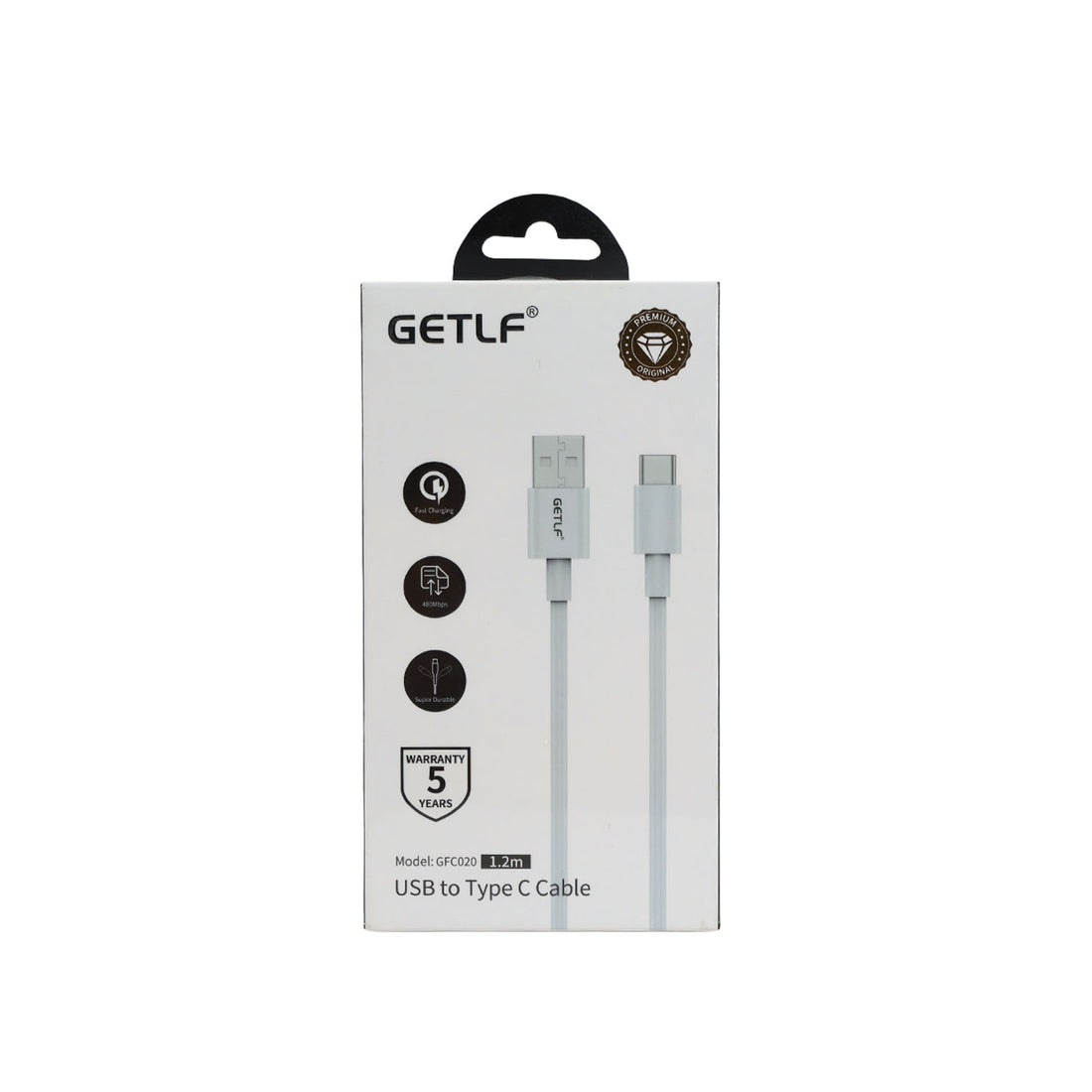 كابل بيانات GETLF من USB-A إلى USB-C - الصورة الرئيسية للمنتج