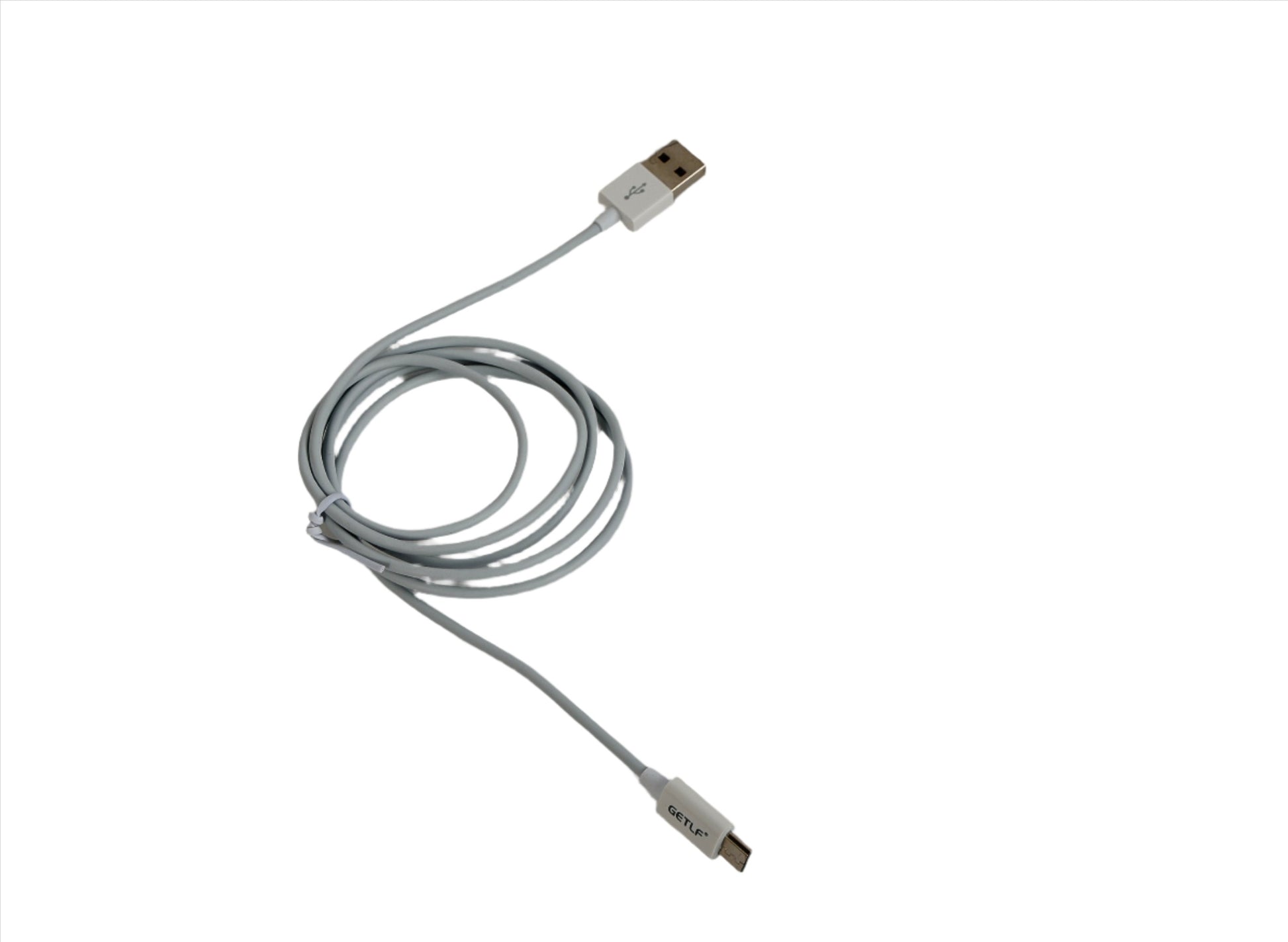 كابل GFC030 جيتلف USB-A إلى مايكرو بطول 1.2 متر - أبيض.
