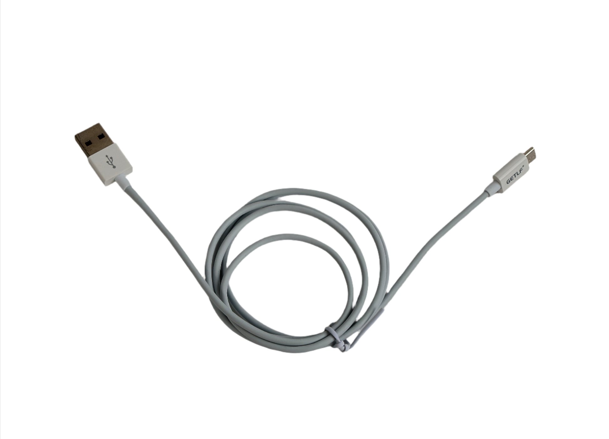 كابل GFC030 جيتلف USB-A إلى مايكرو بطول 1.2 متر - أبيض.