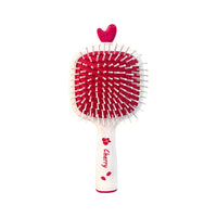 Cherry Design Hair Brush in White and Red (4)