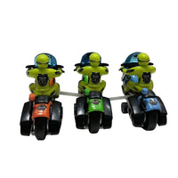 Multicolor Police Motorcycle Toy with Moving Figure 2