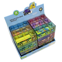Diecast Pull-Back Vehicles Set for Kids, 18 Pieces 2