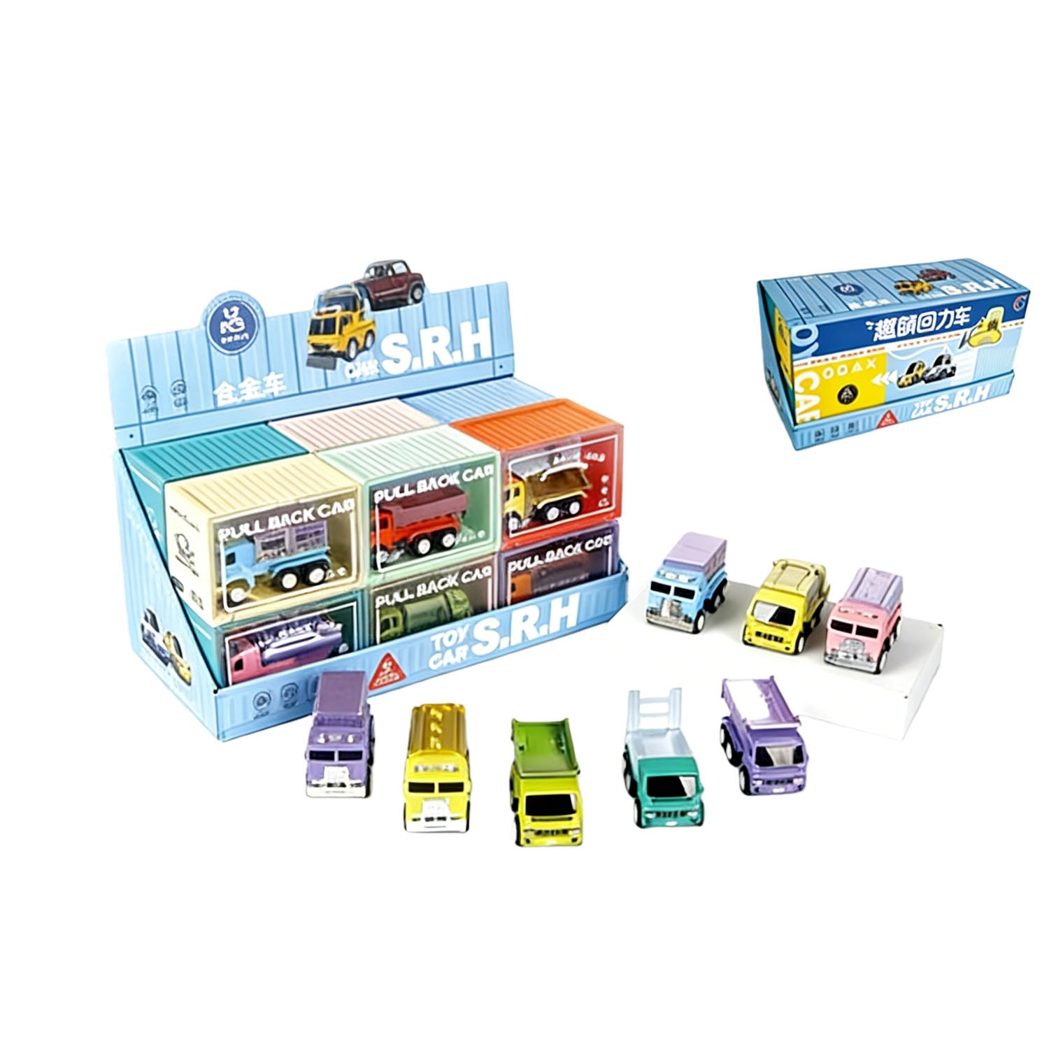 Pull Back Mini Toy Car Set for Kids 1