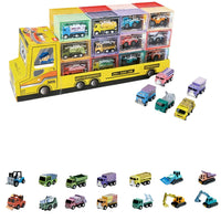 Kids Truck and Car Toy Set with Storage Box 3