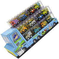 Children’s Toy Truck Set with Display Carry Case 3