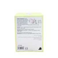 Pink rabbit excavation kit box side panel with product information