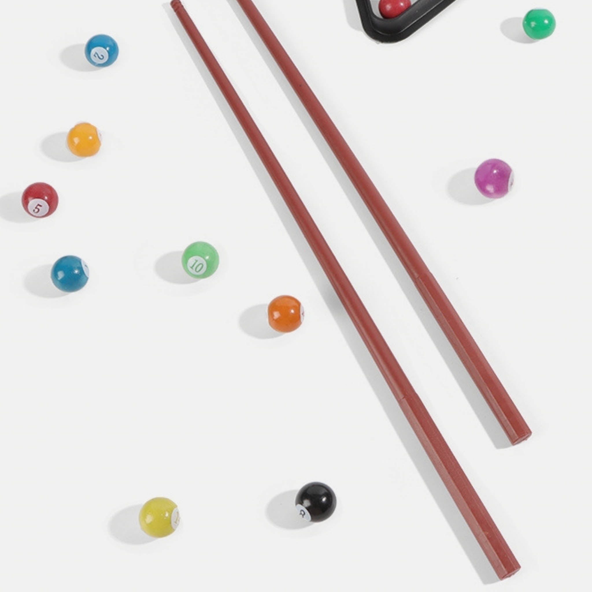 Mini Pool Table with Balls and Cues 4