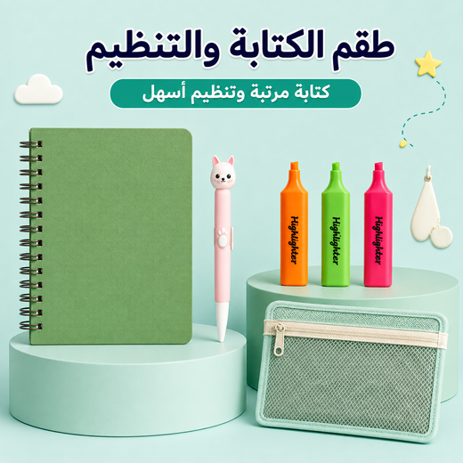 طقم الكتابة والتنظيم