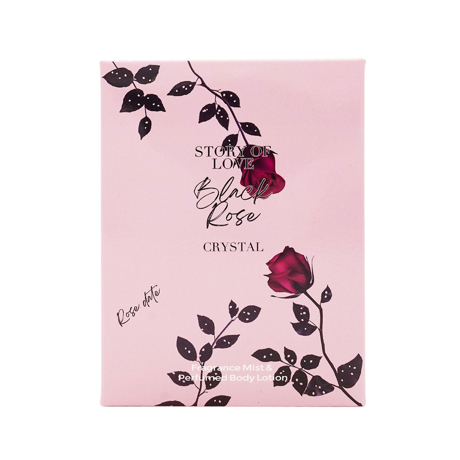 Story of Love Black Rose Crystal Set - Fragrance Mist & Perfumed Lotion 2