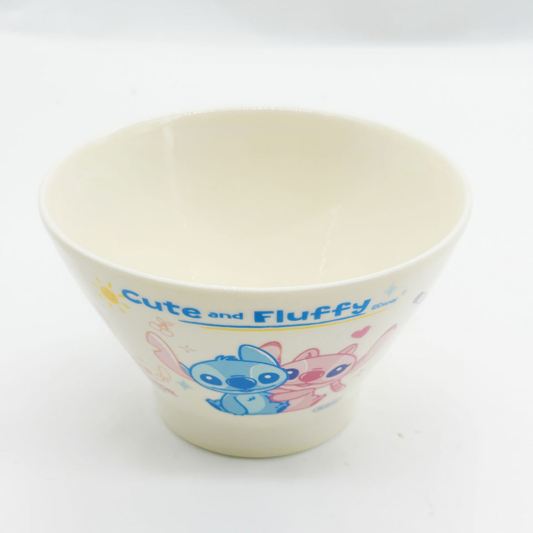 Children's Ceramic Bowl with Stitch & Angel Design 2
