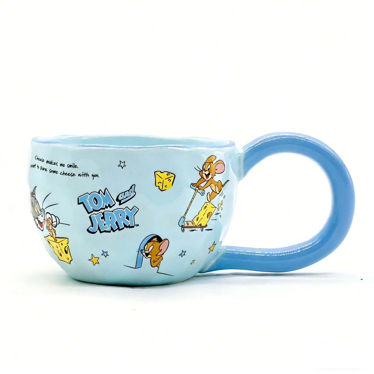 Ceramic cup Tom and Jerry Pink for Kids 6