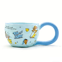 Ceramic cup Tom and Jerry Pink for Kids 6