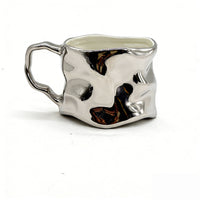 Ceramic Cup with Modern Wavy Design 3